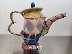 Vintage Fredi Rahn Whimsical Teapot Rare
