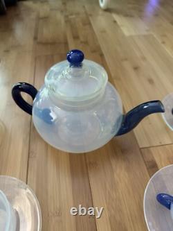 Vintage Fry Glass Teapot Set