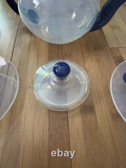 Vintage Fry Glass Teapot Set