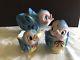 Vintage Geo Z Lefton Bluebird Teapot (#438), Creamer & Sugar Bowl Set (#290)