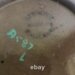 Vintage Gibson's Made In England Tea Pot Gold Trim Drip Glaze Cherry Tree # A587