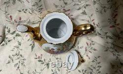 Vintage Gold Fragonard Demitasse Tea Set For 5, Bavaria, Germany (3)