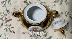 Vintage Gold Fragonard Demitasse Tea Set For 5, Bavaria, Germany (3)