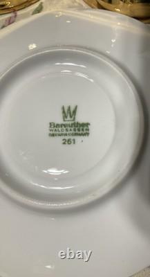 Vintage Gold Fragonard Demitasse Tea Set For 5, Bavaria, Germany (3)
