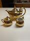 Vintage Golden Glow Paul Aladdin Tea Pot Set 22 Karat Gold