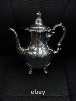 Vintage Gorham Sterling Silver Teapot, Creamer, And Sugar Set