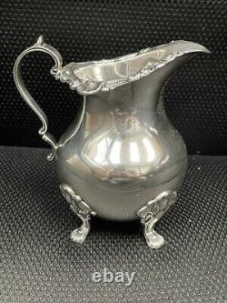 Vintage Gorham Sterling Silver Teapot, Creamer, And Sugar Set