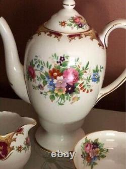 Vintage Grosvenor Bone China coffee/tea pot Set Made in England