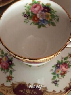 Vintage Grosvenor Bone China coffee/tea pot Set Made in England