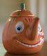 Vintage Halloween German Pumpkin Germany Jack O' Lantern Tea Set. Pot With Lid