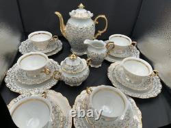Vintage Haus Dresden Fine China Tea West Germany 23 Piece Set