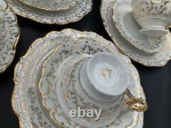 Vintage Haus Dresden Fine China Tea West Germany 23 Piece Set