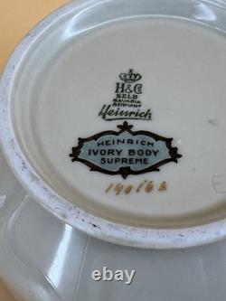 Vintage Heinrich & Co Rare Ivory Body Supreme Coffee/Tea -Set of 19 for 6