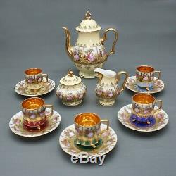 Vintage JKW Decor Carlsbad Tea Set Miniature Creamer Sugar Bowl Teapot Germany