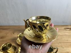 Vintage Japanese Gold Styled Tea Set Statement Piece