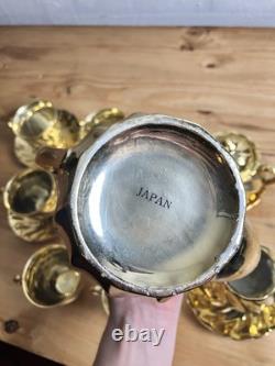 Vintage Japanese Gold Styled Tea Set Statement Piece