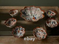 Vintage Japanese Porcelain Handpainted Chocolate Tea Pot Set