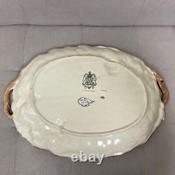 Vintage KALDUN & BOGLE Platter with Tea Pot and Lid / Sugar Bowl / Creamer Set