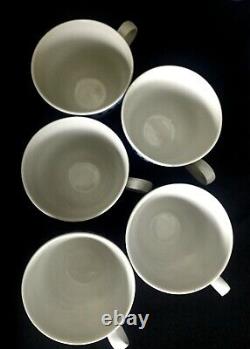 Vintage Kahla Gdr E. Germany 1968 87' Blue Onion White&blue Porcelain Tea Set