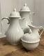 Vintage Kaiser Nicole Swirl 7pc Porcelain Tea & Coffee Set Flawless W. Germany