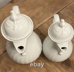Vintage Kaiser NICOLE SWIRL 7pc Porcelain Tea & Coffee Set Flawless W. Germany