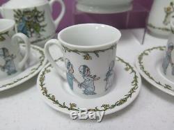 Vintage Kate Greenaway Demitasse Adult Child Tea Set Teapot Museum Fine Art New