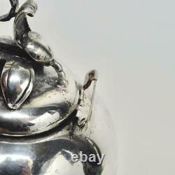 Vintage Lafayette Mexico 925 Sterling Blossom Teapot/sugar Bowl/creamer Set