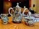 Vintage Lefton Paisley Fantasia Pattern Gold Trim Coffee Or Tea Pot