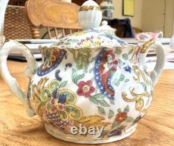 Vintage Lefton Paisley Fantasia Pattern Gold Trim Coffee Or Tea Pot