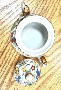 Vintage Lefton Paisley Fantasia Pattern Gold Trim Coffee Or Tea Pot