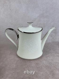 Vintage Lenox Fine China Moonspun Tea Kettle Pot