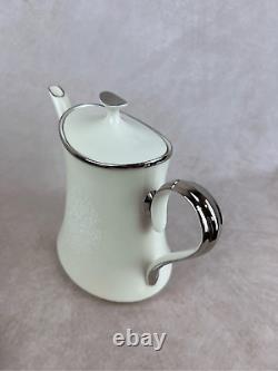 Vintage Lenox Fine China Moonspun Tea Kettle Pot