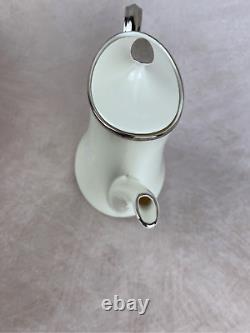 Vintage Lenox Fine China Moonspun Tea Kettle Pot