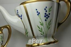 Vintage Lenox china Tea Set Ivory Gold Tea pot Creamer Sugar bowl