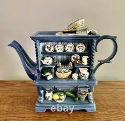 Vintage Limited # PAUL CARDEW Farmhouse Dresser Teapot- BEAUTIFUL, RARE! England