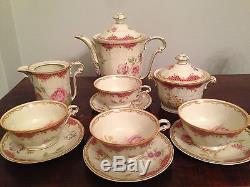 Vintage Limoges Bernardaud tea coffee set beautiful 11pc