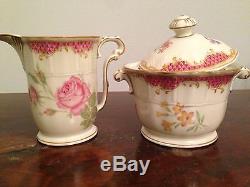 Vintage Limoges Bernardaud tea coffee set beautiful 11pc