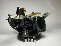 Vintage Made in England Parrington Designs Drum Set Teapot