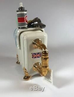 Vintage Made in England Swineside Teapottery Bathrrom Radiator Teapot