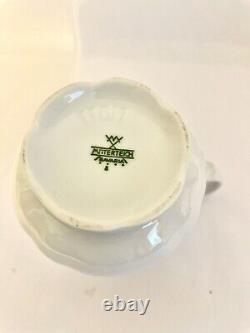 Vintage Mitterteich Bavaria Coffee Tea Pot Creamer Sugar Pink Flowers MIT359