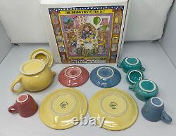Vintage My First Fiesta Childrens Tea Set 11 Pc Set in Box, Homer Laughlin