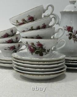 Vintage Nasco Del Coronado Japanese Porcelain Teapot And Tea Set 25 Pieces