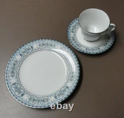 Vintage Noritake China Burlington Set-Tea Pot, 6 Cups & Saucers & 8 3/8 Plates