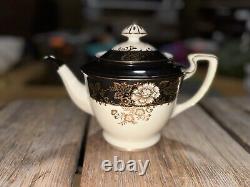 Vintage Noritake Tea Set Teapot Creamer Sugar Bowl Hand Painted