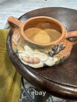 Vintage Original Roseville Pottery Magnolia Teapot Tea Pot/Sugar/Creamer Set