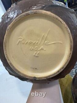 Vintage Original Roseville Pottery Magnolia Teapot Tea Pot/Sugar/Creamer Set