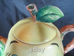 Vintage PY Miyao Anthropomorphic Crying Pear Teapot