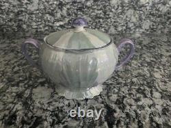 Vintage P. A. L. T. Czecho-Slovakia Tea Set Teapot, Sugar Bowl & Creamer Green