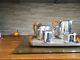Vintage Picquot Ware Tea Set Five Pieces With Tray Original Teapot