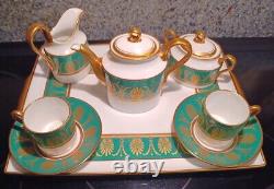 Vintage Pompei Green by Richard Ginori Espresso Tea Set Circa 1966 1997